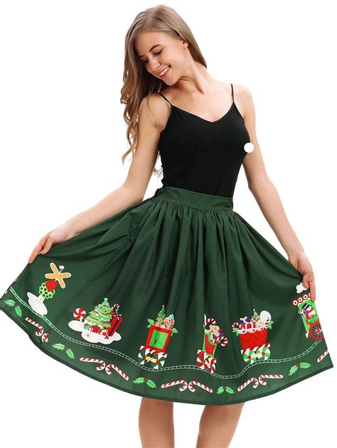 womens christmas skirt